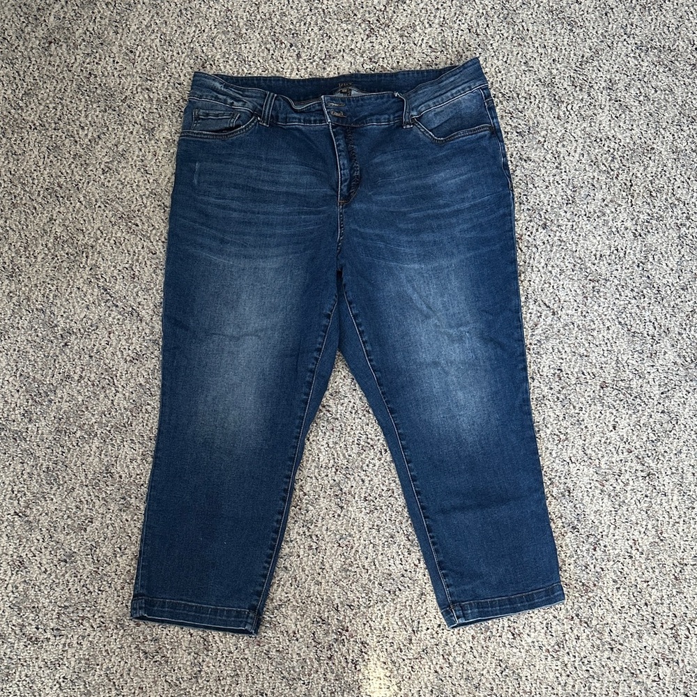 Kut from the Kloth Dark Blue Cropped Jeans